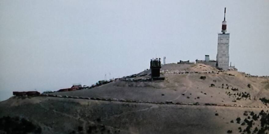 Mont Ventoux top tijdens Tour de France 2013