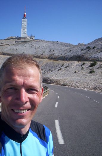 Arie met toren op Mont Ventoux